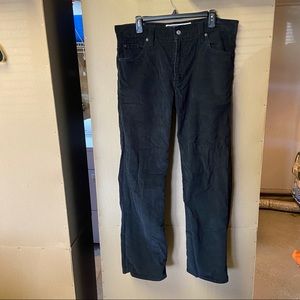 Black Corduroy Levis Low Loose 549 36x32